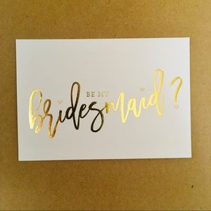 Bridesmaid Proposal Cards